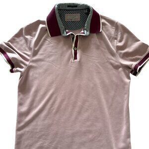 TED BAKER MENS SIZE 3 POLO